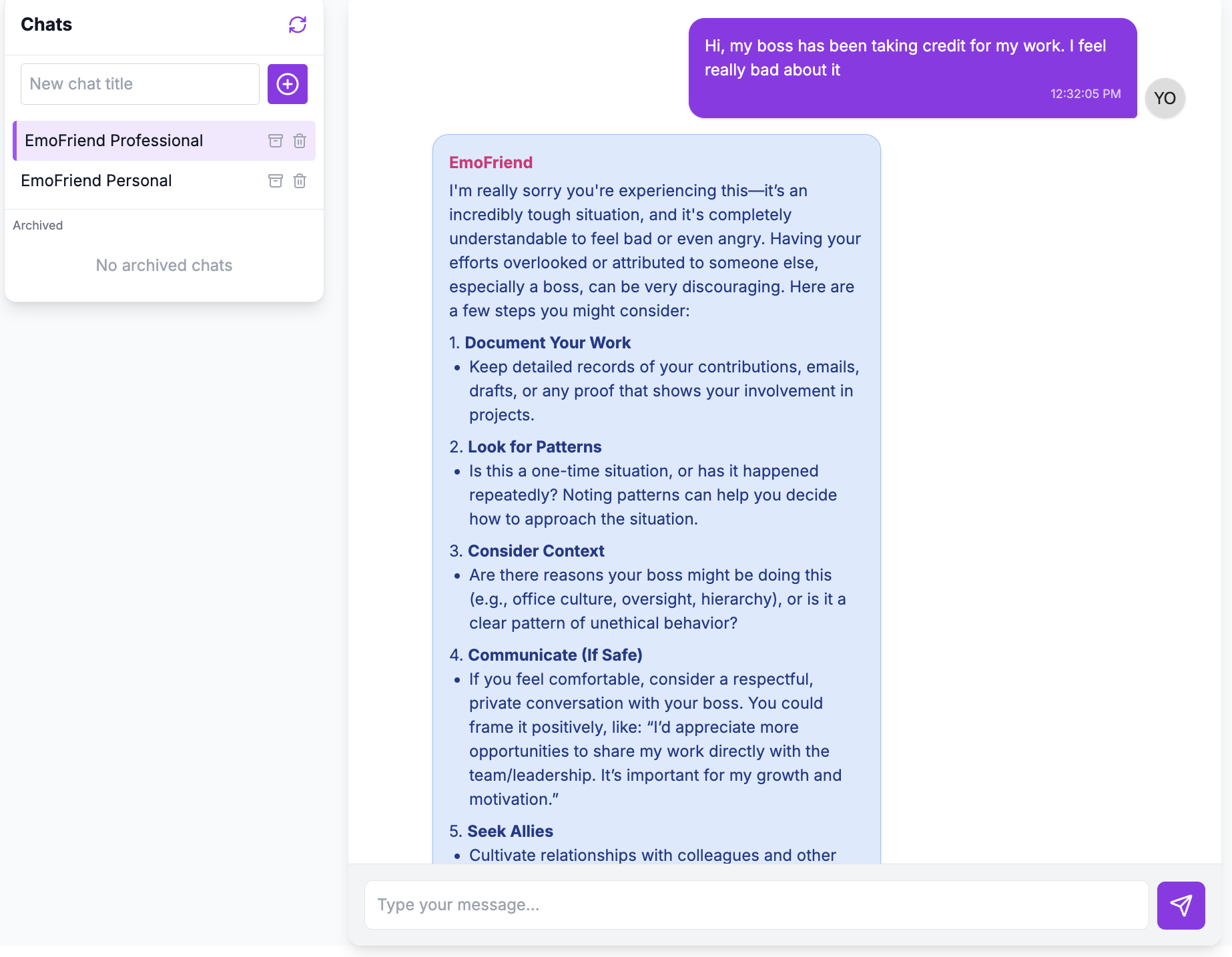 Get Personal Guidance